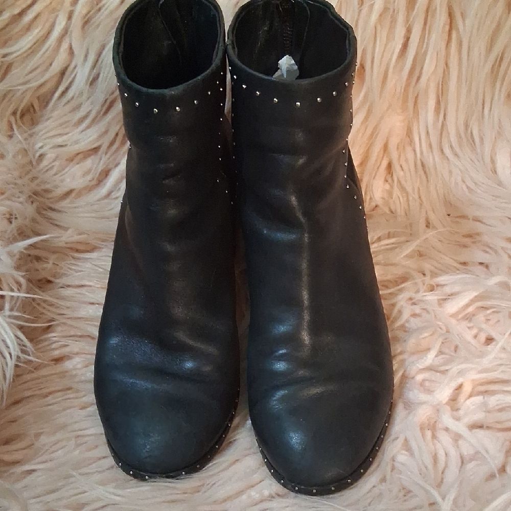 RAG & BONE Black Studded Ankle Boots SIZE 38 (7 1/2-8) - Picture 3 of 11